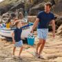 Father And Son Flags Print Matching Swim Shorts, thumbnail 2 of 8