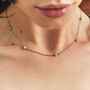 Dainty Personalised Silver Cosmic Star Necklace, thumbnail 6 of 10
