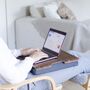 Antislip Laptray Stable Surface Washable Cotton Cushion, thumbnail 1 of 12