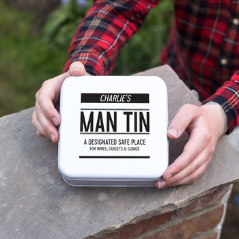 Personalised Man Tin Box, 2 of 6