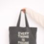 Everything Is Figureoutable | Tote Bag, thumbnail 5 of 9