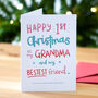 First Christmas As My Grandma Card, thumbnail 1 of 2