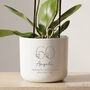 Personalised 60th Birthday Pot With Houseplant, thumbnail 2 of 7