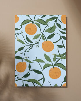 Orange Art Print, Citrus Prints, Fruit Art, 5 of 7