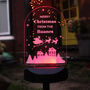 Personalised Christmas Solar Garden Light – Add Your Own Christmas Message, thumbnail 4 of 11