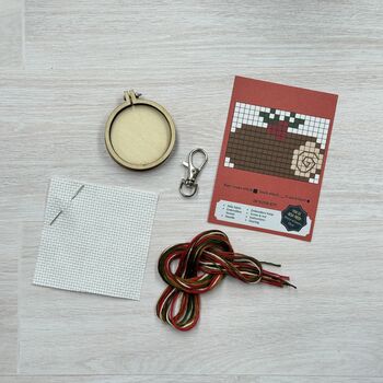 You're Fab Yule Ous! Christmas Mini Matchbox Cross Stitch Kit, 4 of 5