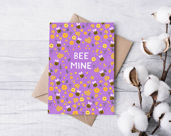 Adorable 'Bee Mine' Valentine's Day Card, 3 of 3