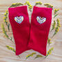 Personalised Valentines Socks Gift For Him And Her, thumbnail 2 of 6