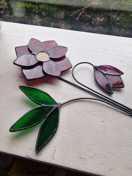 Hellebore Glass Flower Stem, 2 of 4