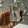 Miniature Silver Snowflakes Personalised Christmas Decoration, thumbnail 2 of 11
