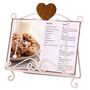 Personalised Heart Cookbook Stand, thumbnail 2 of 4