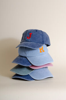 Custom Initial Embroidered Vintage Cap, 2 of 6