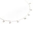 Silver Mini Hammered Disc Necklace, thumbnail 1 of 3