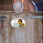Stable Door Name Plaque Personalised For Horse Or Pony, thumbnail 1 of 6