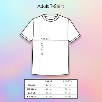 Personalised Rainbow Birth Year T Shirt, 6 of 6