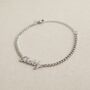 Personalised Unisex Name Chain Bracelet, thumbnail 7 of 8
