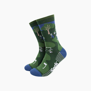 Playing Golf Bamboo Socks Gift Set For Men, 2 of 4