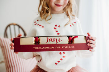 Luxury Personalised Christmas Cracker: Family Treats, 7 of 12