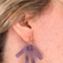 Skinny Bow Dangles, thumbnail 3 of 3