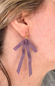 Skinny Bow Dangles, 3 of 3