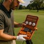 Personalised Golfer’s Accessory Gift Set – Tan Leather, thumbnail 11 of 12