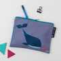 Blue Whale And Fish Purse Or Pencil Case, thumbnail 4 of 6
