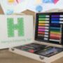 Personalised Wooden Art Box Set, thumbnail 3 of 6