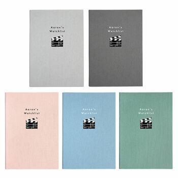 Personalised Film A5 Cloth Bound Notebook, 2 of 8
