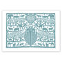 Personalised Christening Or New Baby Noah's Ark Print, thumbnail 7 of 9