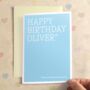 Personalised Favourite Birthday Card, thumbnail 1 of 10
