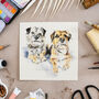 Original Hand Painted Watercolour Dog Portrait | Custom Pet Portrait From Photo, thumbnail 9 of 11