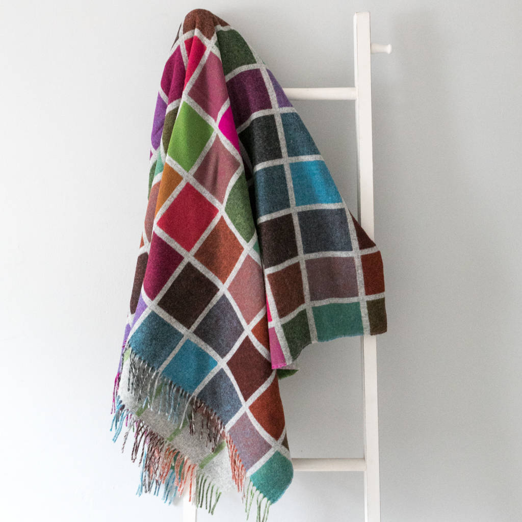 merino multi throw and cushion range by lily&kirkby