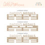 Daddy's Medals Personal Bests Personalised Medal Hanger, thumbnail 5 of 6