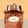 Neutral Highland Cow Rucksack, thumbnail 2 of 2