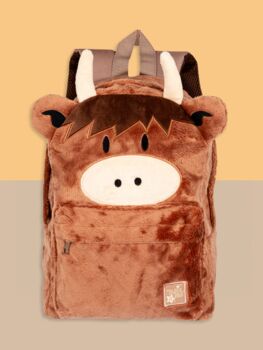 Neutral Highland Cow Rucksack, 2 of 2