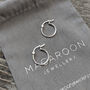 Sterling Silver Hinged Hoop Earrings, thumbnail 1 of 6