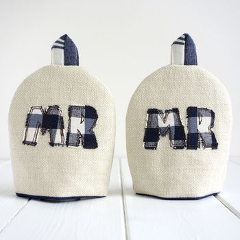 Personalised Mr And Mr Egg Cosies Gift, 9 of 11
