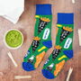 Fish And Chips Gift Set / Tea Towel And Socks / Foodie Birthday Gift, thumbnail 2 of 8