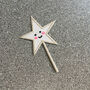 Star Wand Iron On Patch, thumbnail 1 of 4