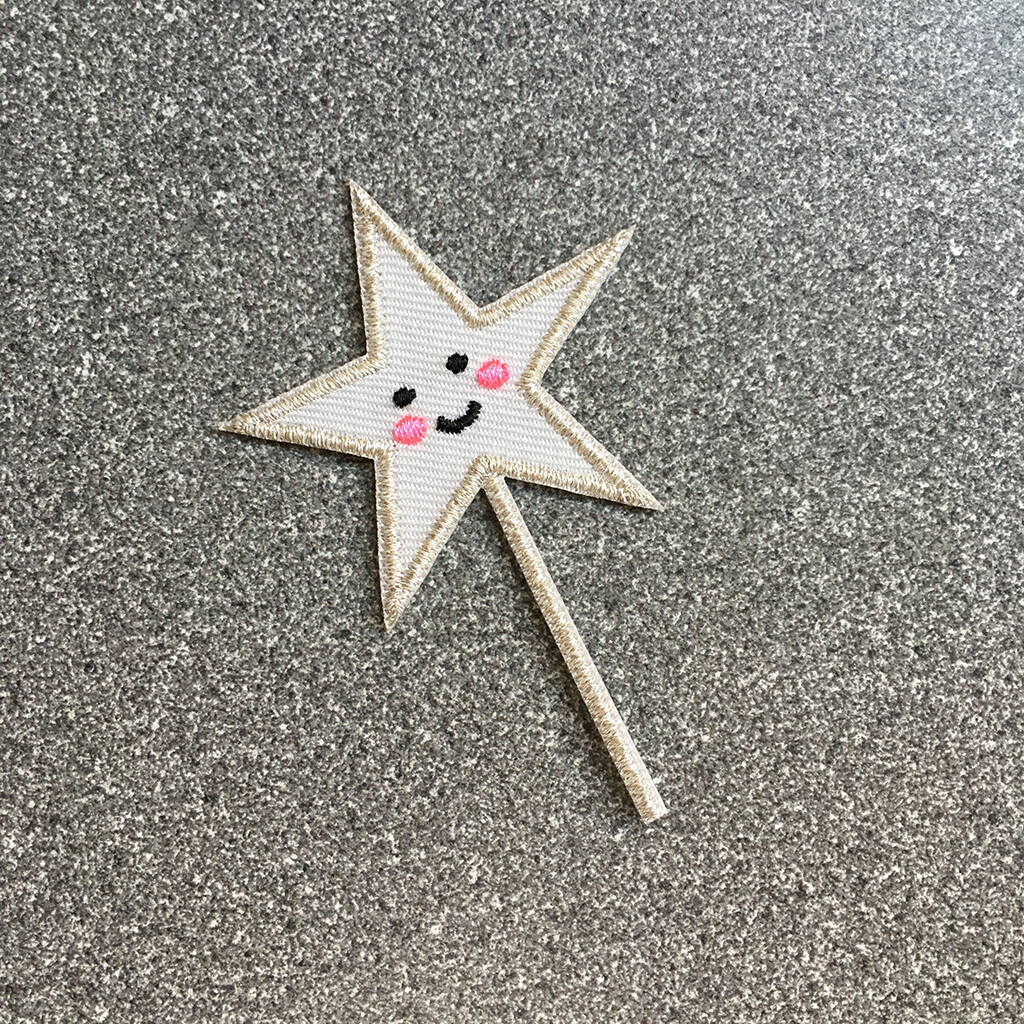 Star Wand Iron On Patch, 1 of 4