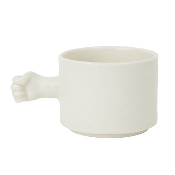 Handmade Rock Paper Scissors Ceramic Cup Set, 5 of 9
