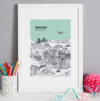 Personalised Vancouver Print, 2 of 12