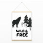 Wild And Free Print, thumbnail 1 of 8
