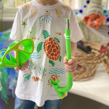 Turtle T Shirt Painting Stencil Kit, 4 of 12