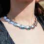 Chunky Sterling Silver Teardrop Bracelet, thumbnail 6 of 9