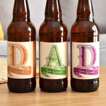 Personalised Pack Of Dad's Three Beers, 3 of 7