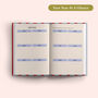 2027 Diary | A5 Hardcover Week To View | Red And Blue Stripe, thumbnail 4 of 8