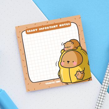 Bear Sticky Notes | Cute Stationery, 4 of 5