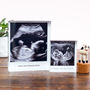 Personalised Baby Scan Acrylic Block, thumbnail 5 of 6