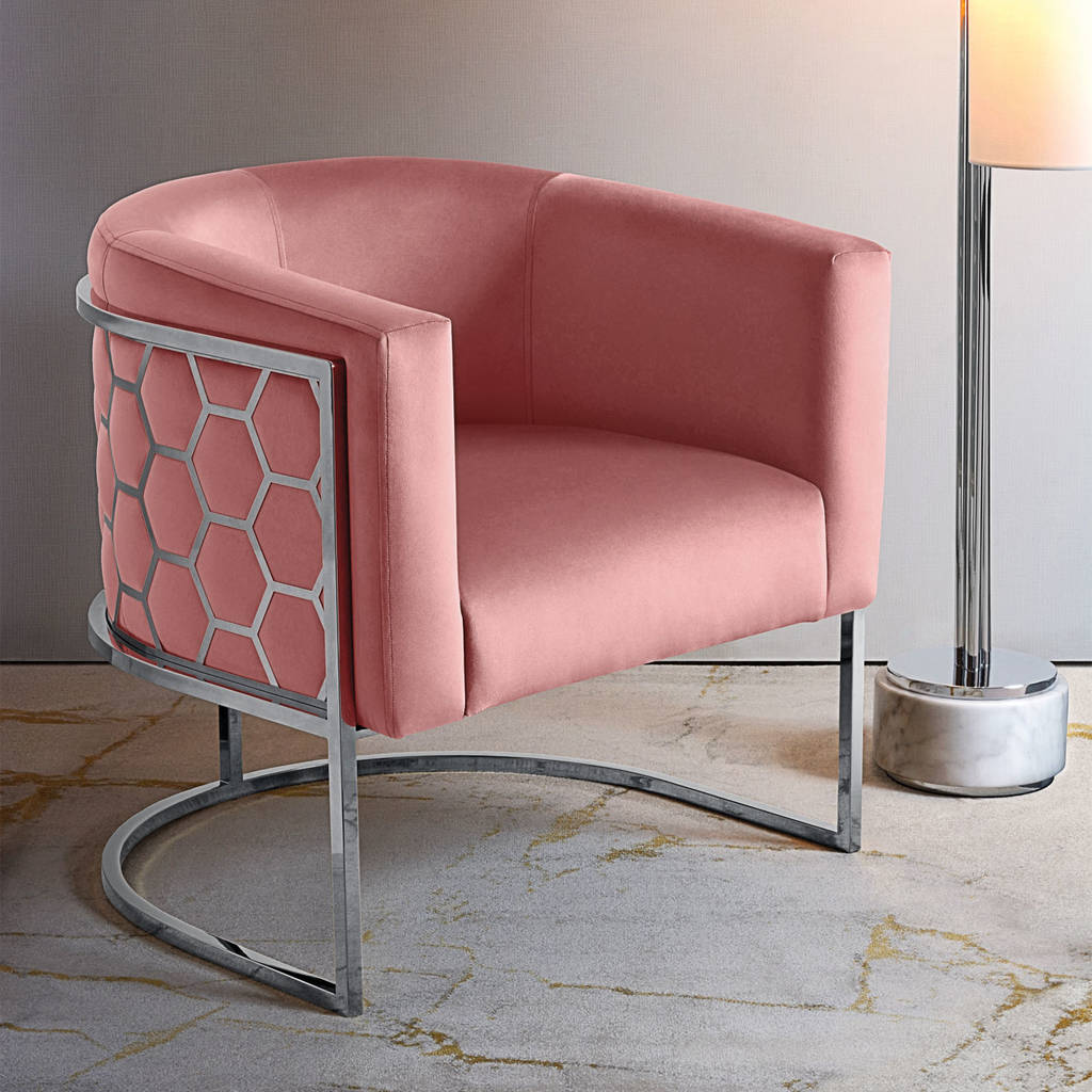 Silver Tub Chair By I Love Retro